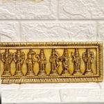 Brass Vishnu Dashavataram Wall Hanging | 13" Superfine Art | 2.1kg Sacred Masterpiece | Handcrafted Temple Design | Jaipurio